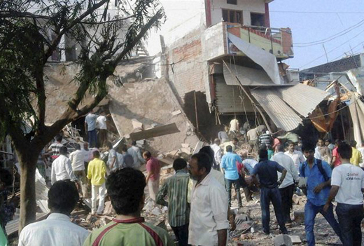 explosion in Jhabua